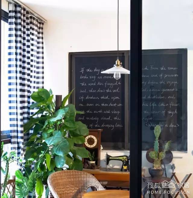 家里有面黑板墙,你会怎么做?_搜狐焦点家居_装